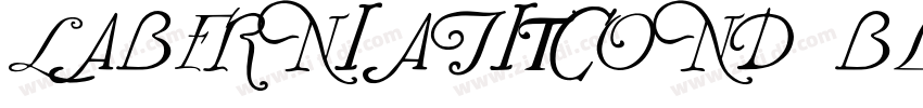 LaberniaTitCond Blac字体转换